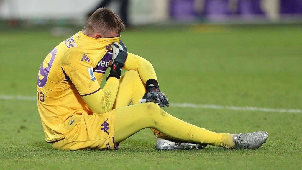 Dragowski Fiorentina infortunio 