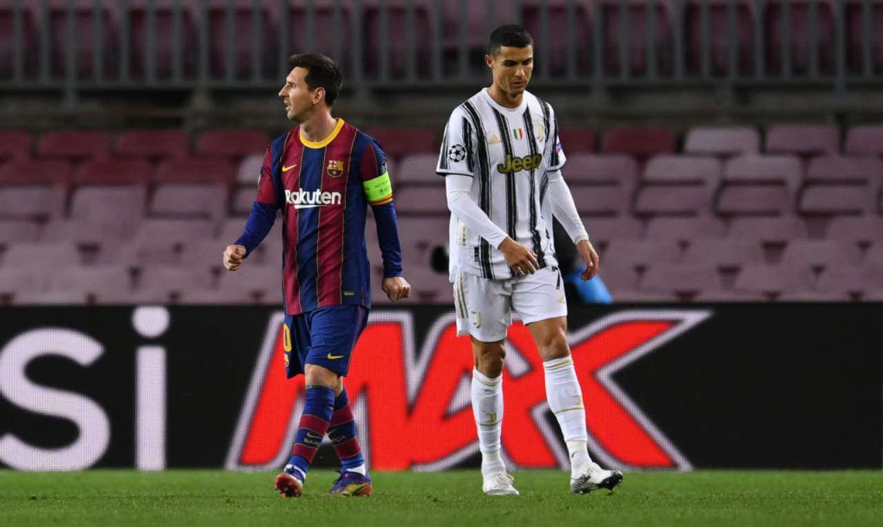 Ronaldo e Messi al Camp Nou
