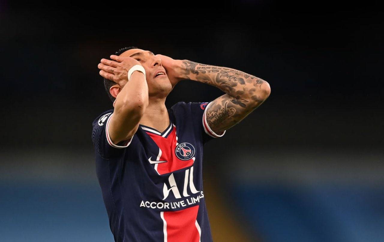 PSG, Di Maria si dispera in campo