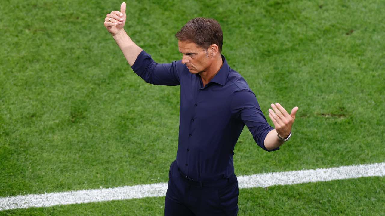 De Boer in panchina