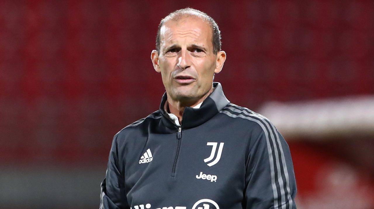 Allegri della Juventus preoccupato