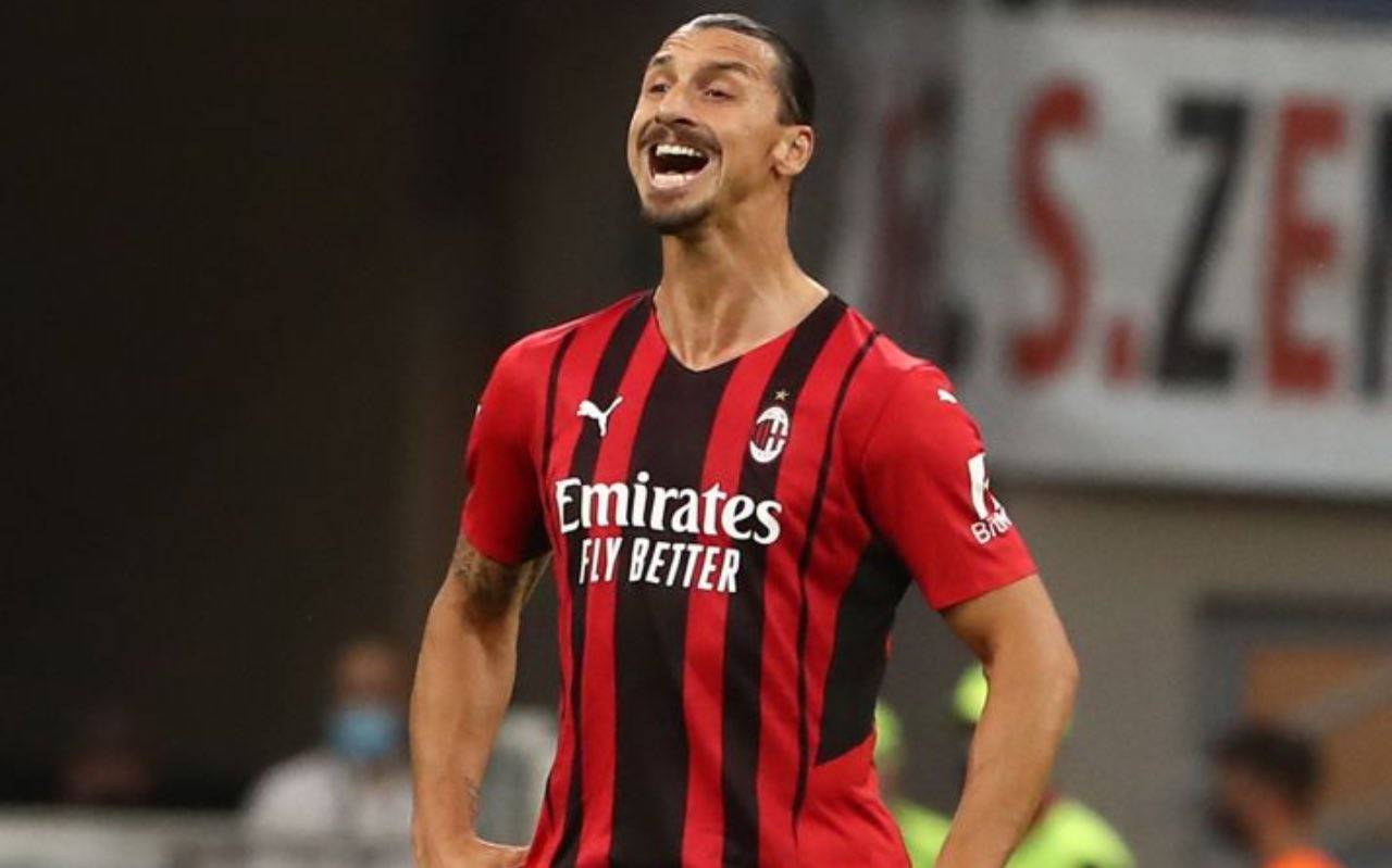 Ibrahimovic in campo col Milan