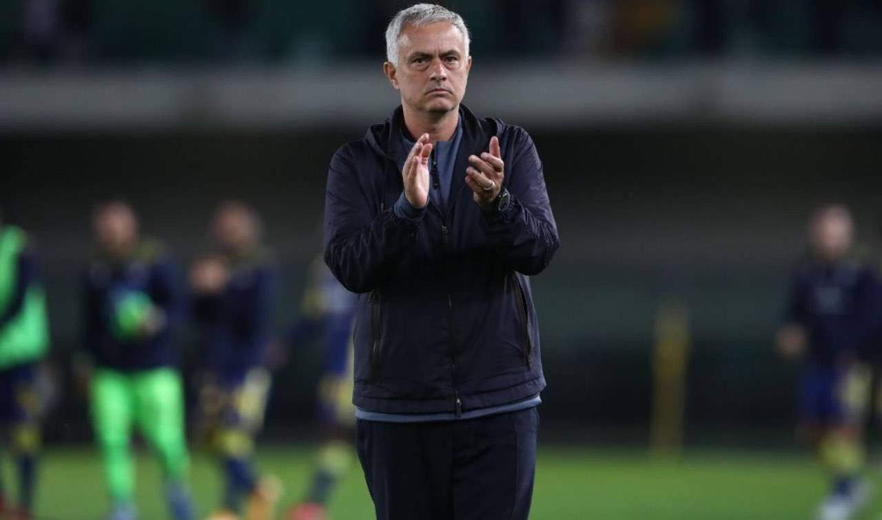 Mourinho in Verona-Roma