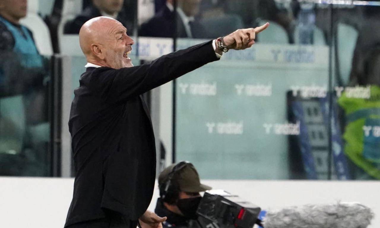 Pioli in Juventus-Milan