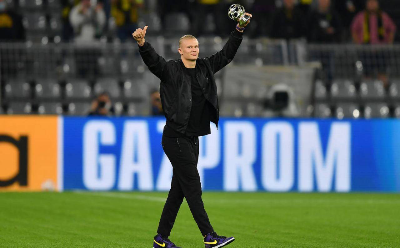Haaland vince un trofeo