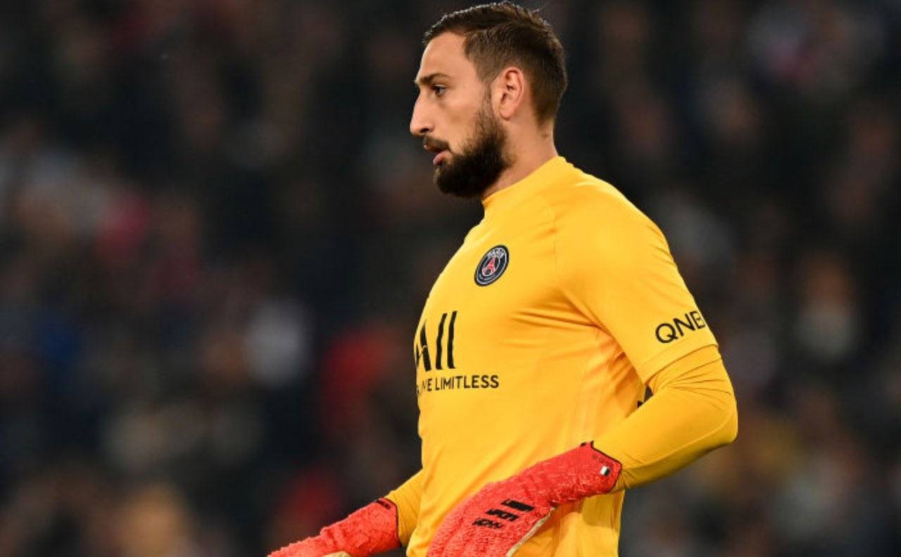 Donnarumma in campo col PSG