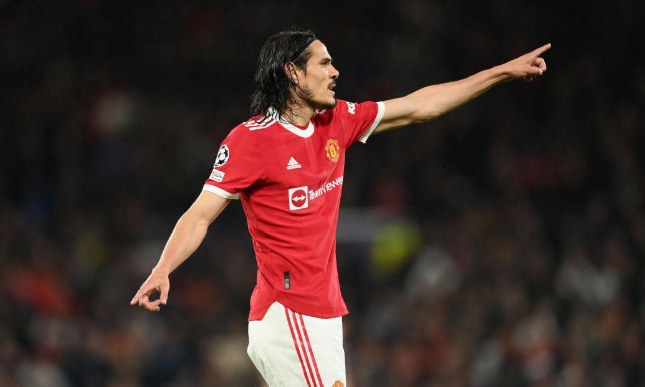 Cavani in Manchester United-Villarreal 