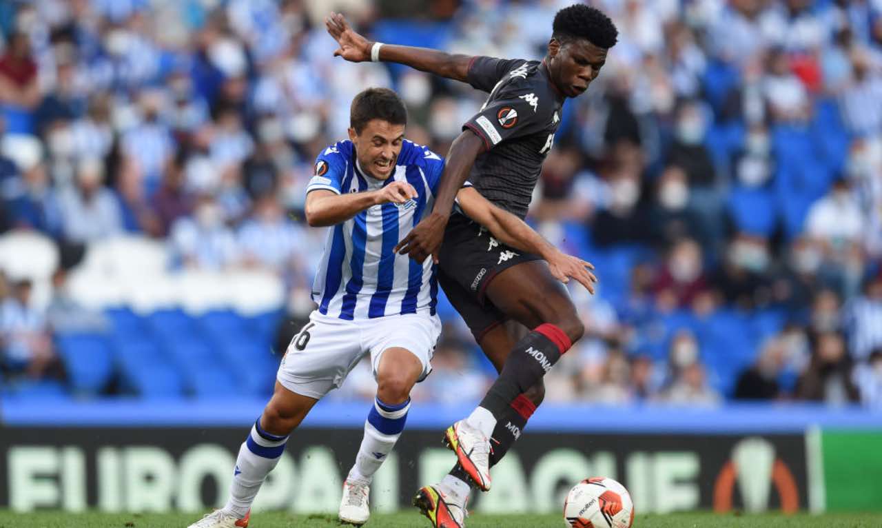 Tchouameni in Real Sociedad-Monaco 