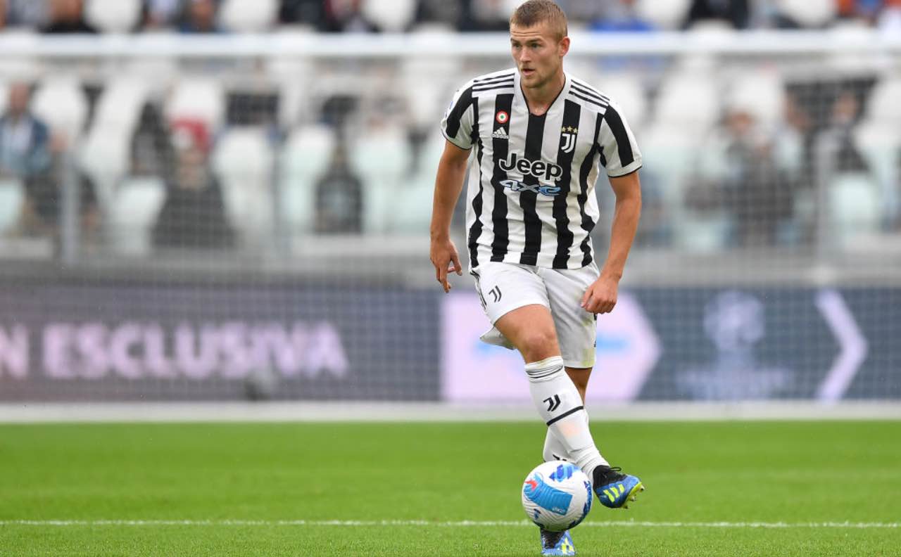 de Ligt in campo con la Juventus 