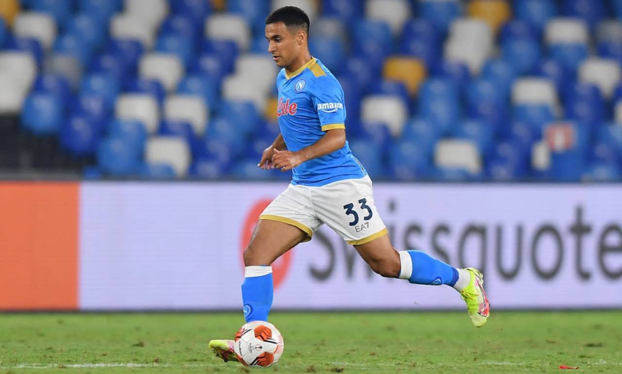 Ounas in Napoli-Spartak Mosca