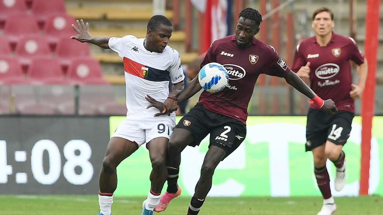 Salernitana Genoa partita