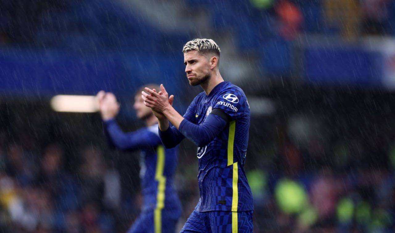 Jorginho in campo col Chelsea