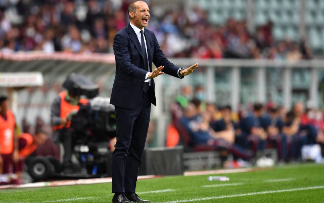 Allegri in Torino-Juventus