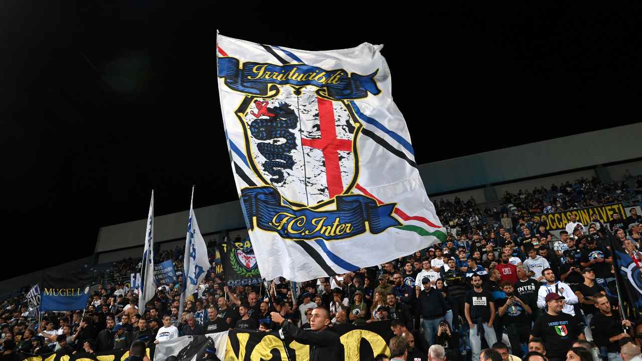 Curva Nord bandiera Inter