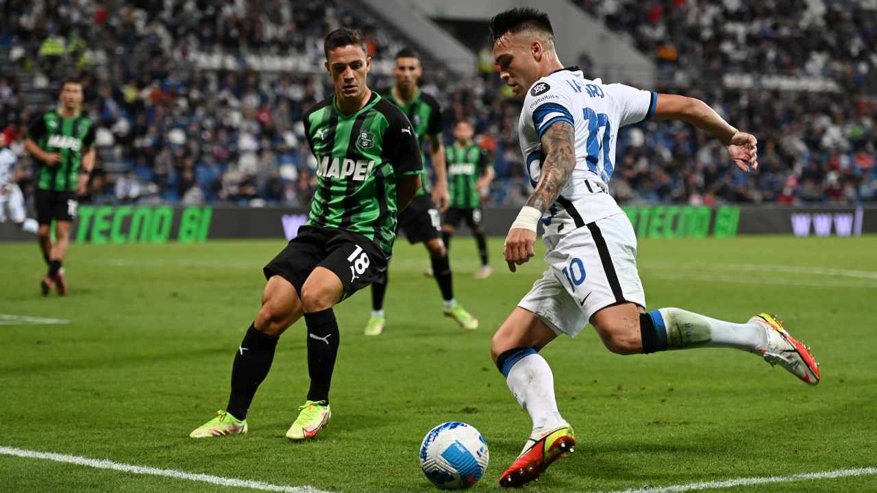 Sassuolo-Inter in campo