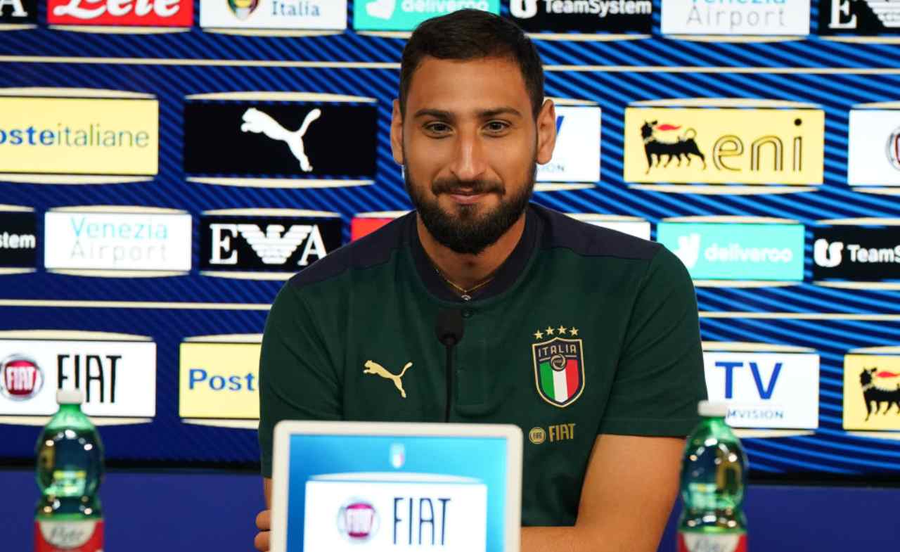 Donnarumma in conferenza stampa