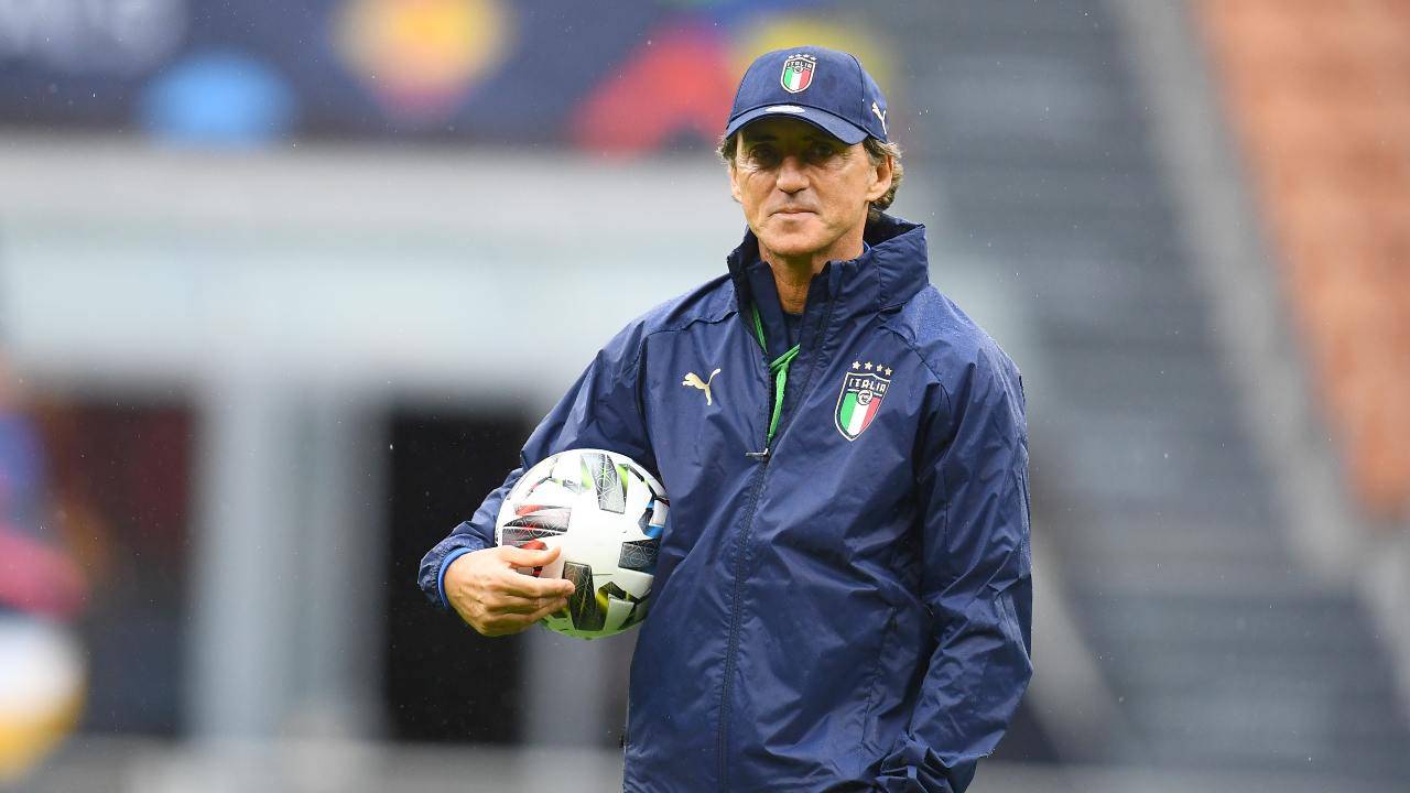 Mancini sorride Italia