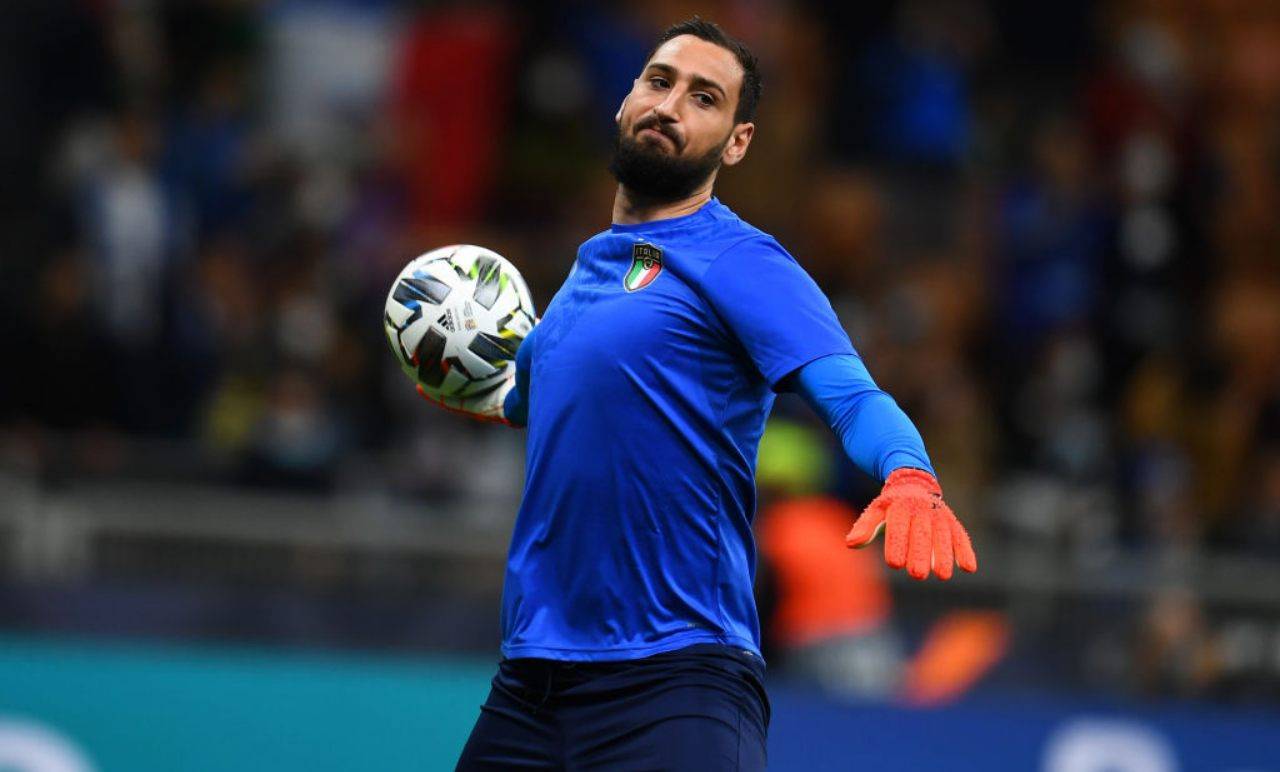 donnarumma con la maglia dell'Italia