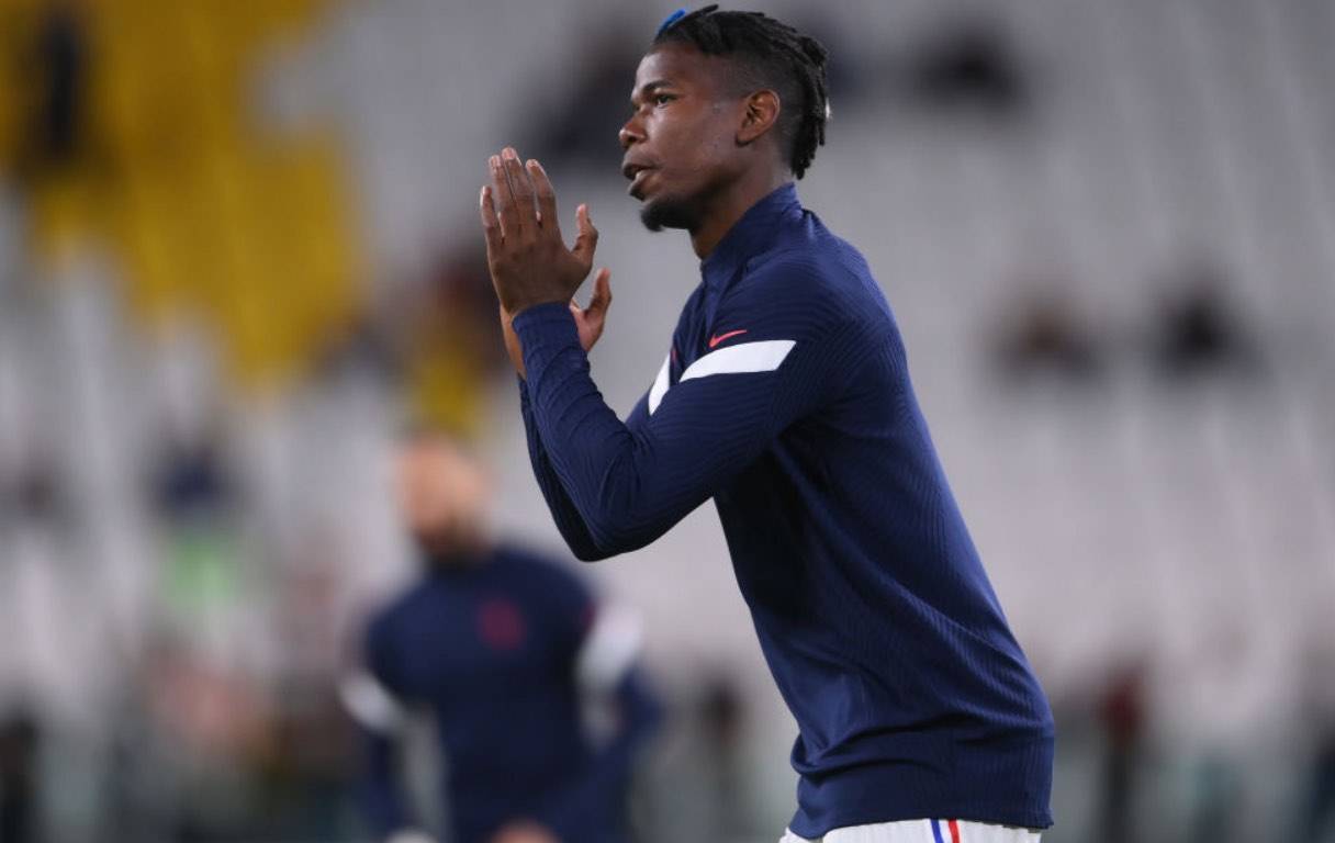 Pogba durante Belgio-Francia