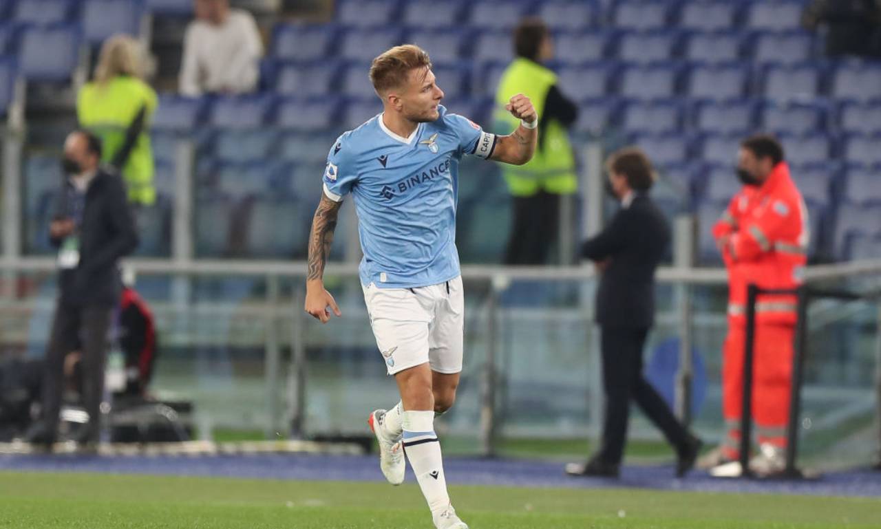 Immobile festeggia 