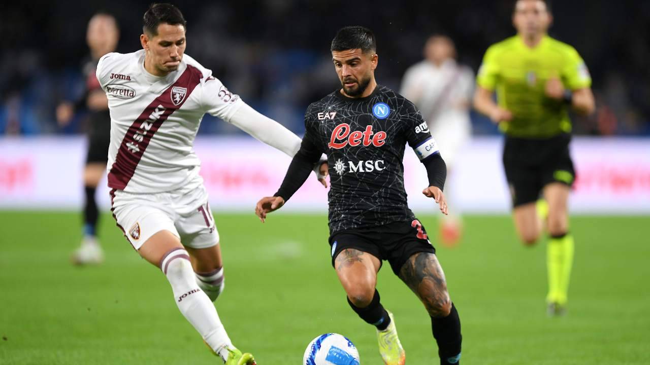 Lorenzo Insigne in azione