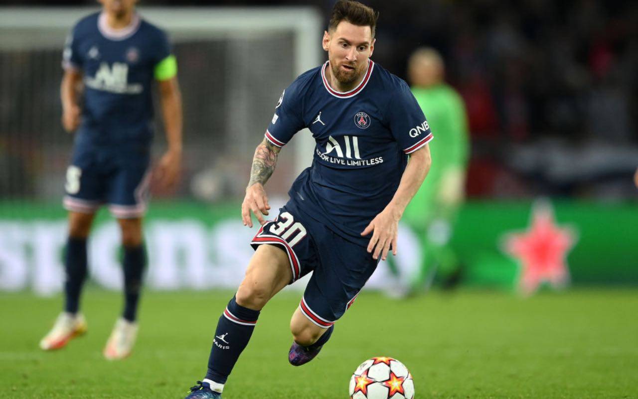 Messi in azione col PSG