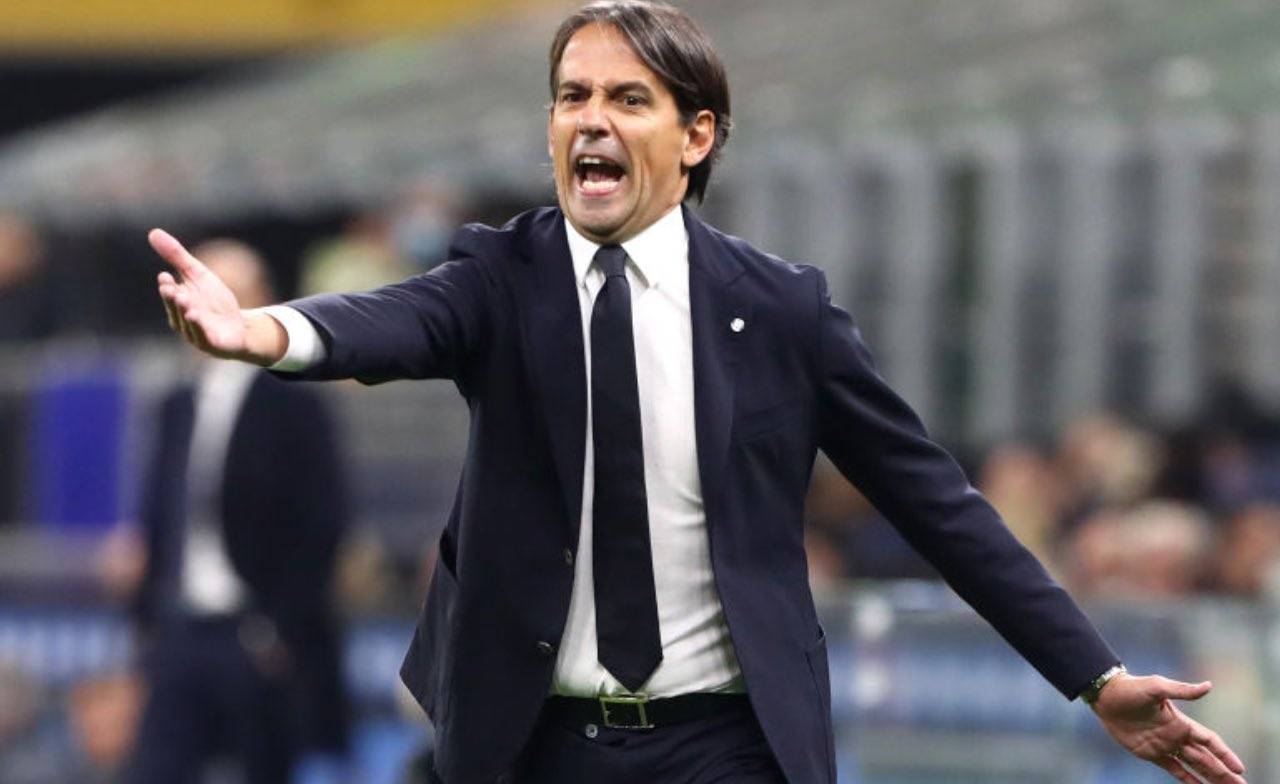 Le proteste di Inzaghi durante Inter-Juventus