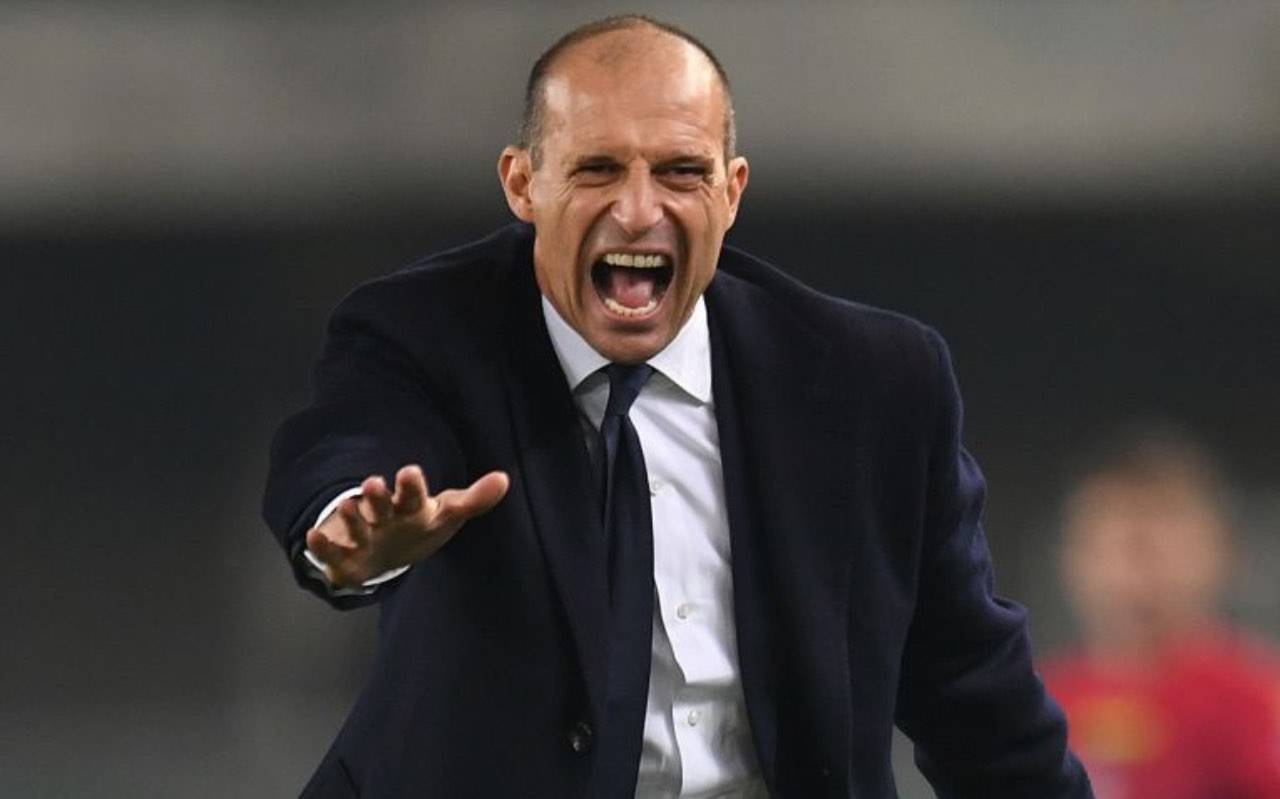 Max Allegri dirigendo la Juventus