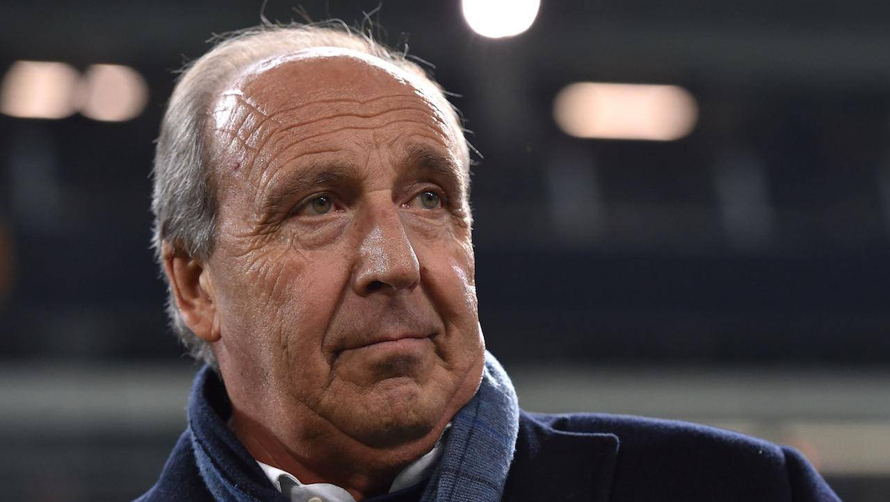 Giampiero Ventura ha lo sguardo soddisfatto