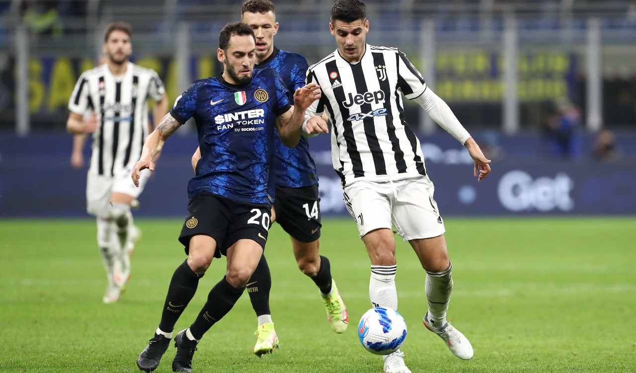 Morata e Calhanoglu a contrasto