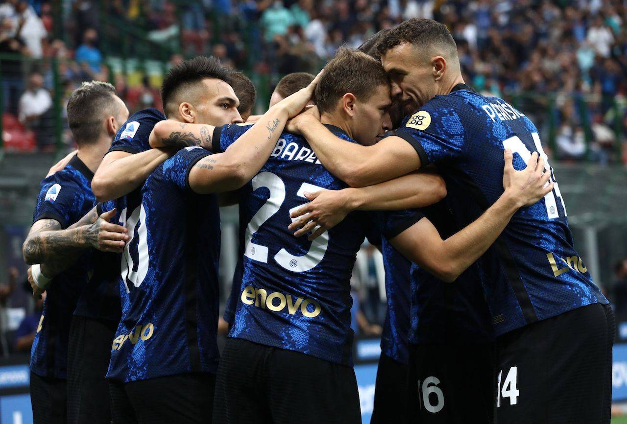 L'Inter festeggia