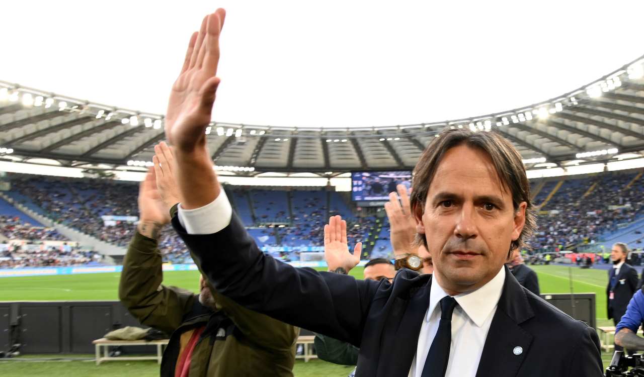 Inzaghi saluta la curva