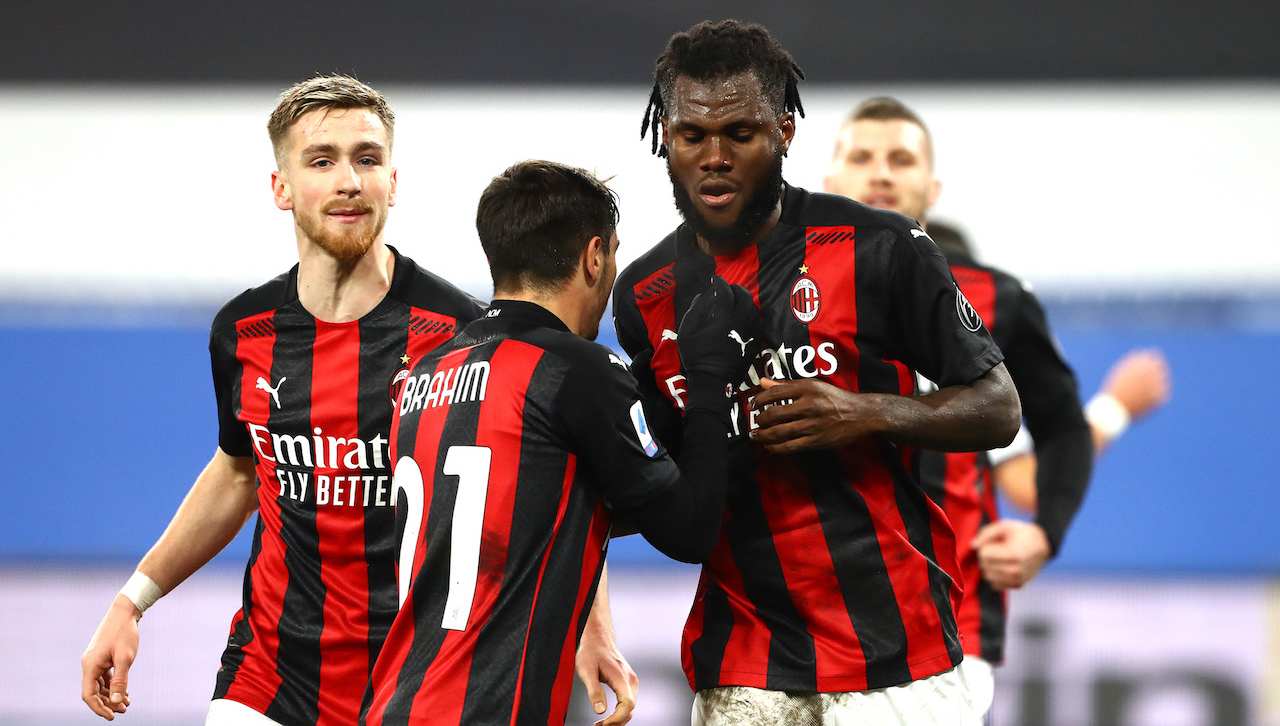Kessie esulta con i compagni