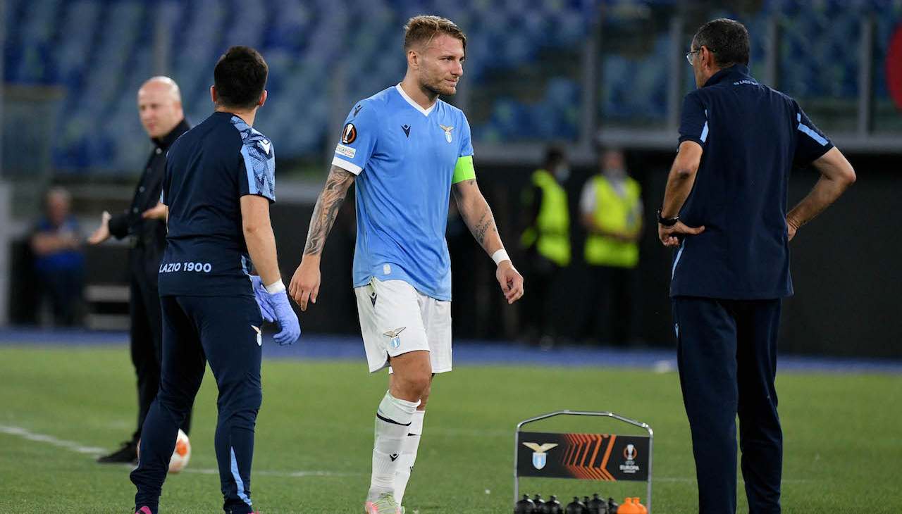 Immobile lascia il campo