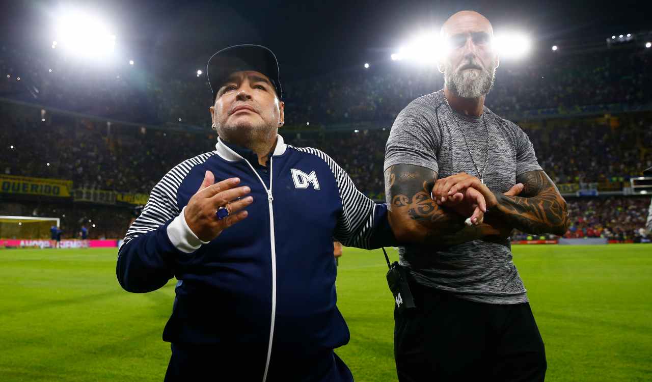 Maradona in campo