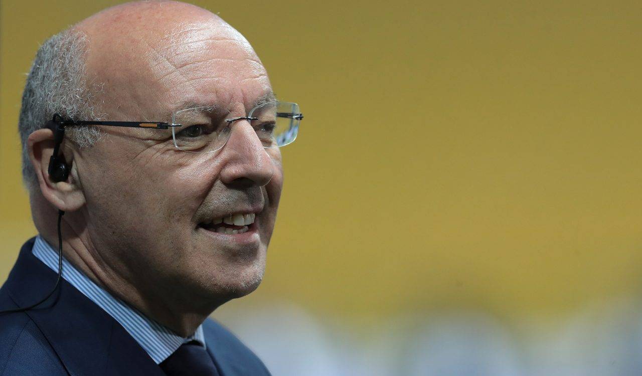 Marotta sorride in intervista