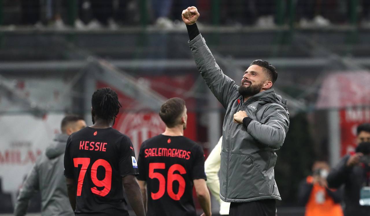 Giroud esulta