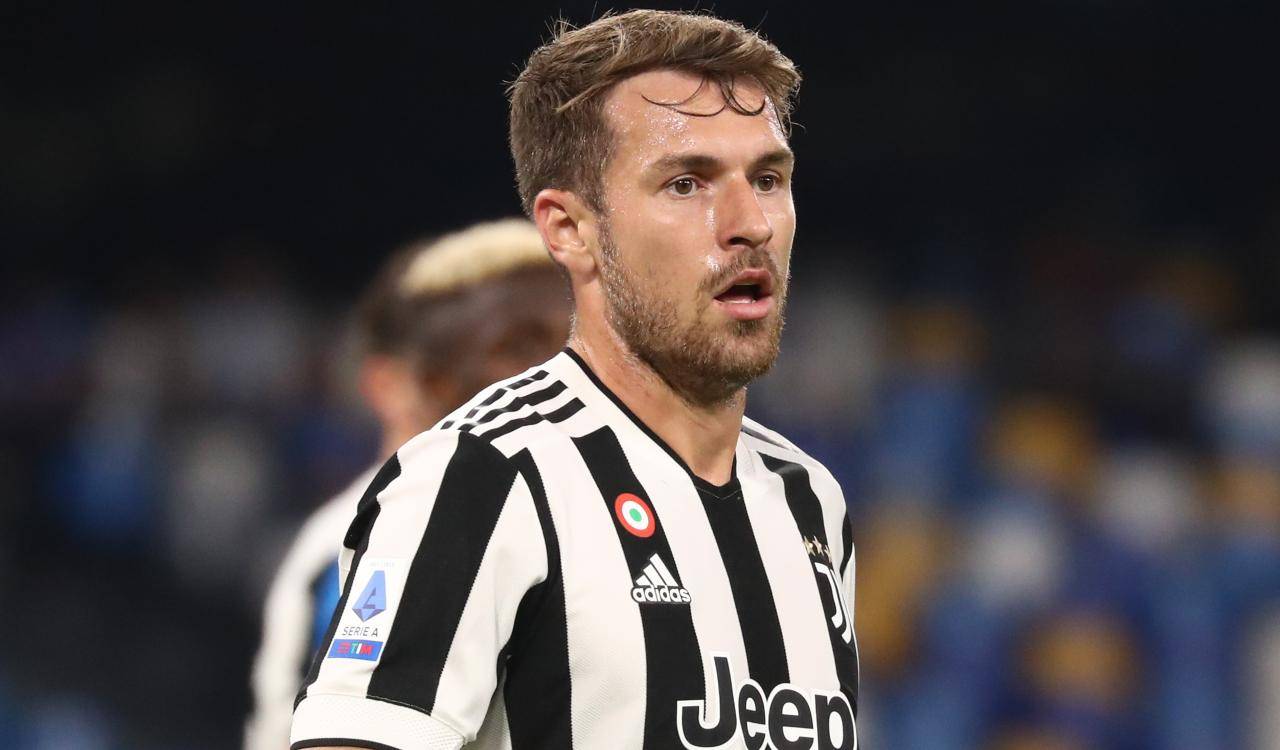 Primo piano di Ramsey della Juventus