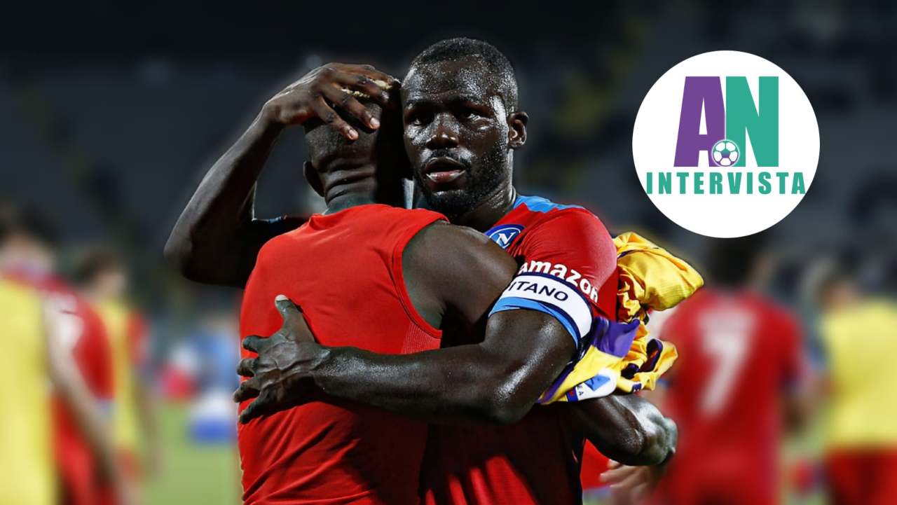 Koulibaly abbraccia Osimhen