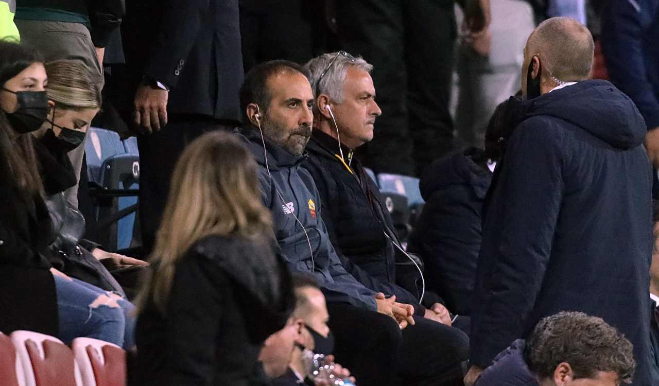 Mourinho in tribuna