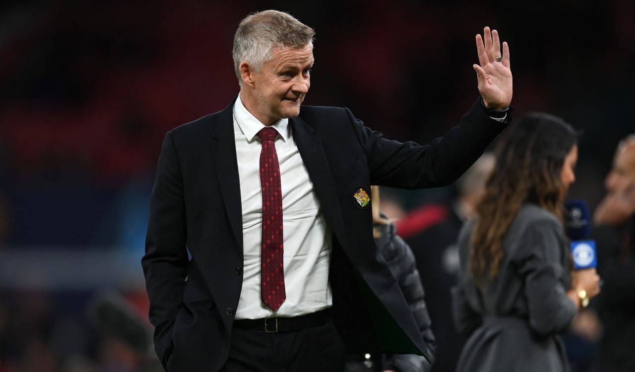 Solskjaer saluta in campo