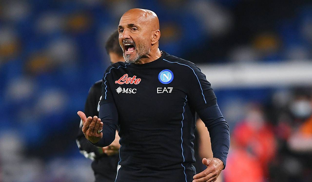 Spalletti urla in panchina