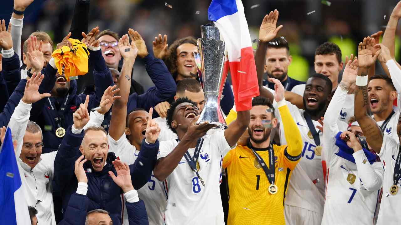 Tchouameni con la Nations League vinta con la Francia