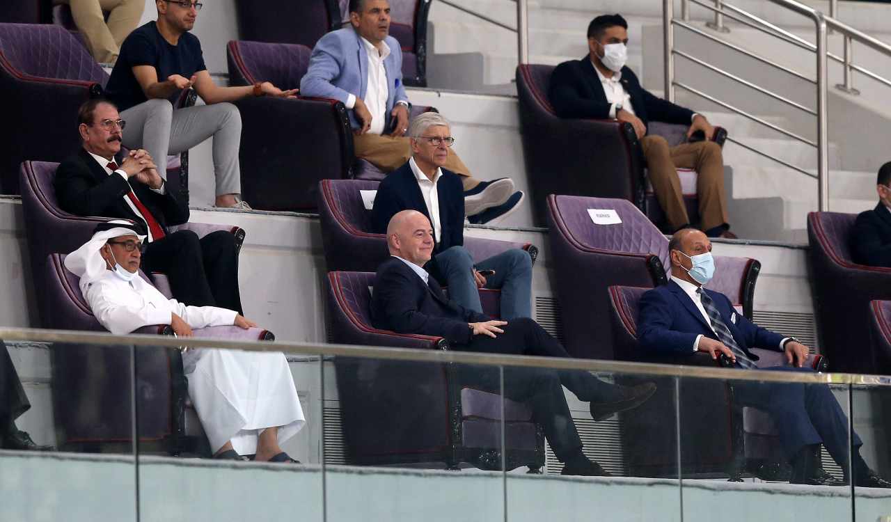 Wenger in tribuna