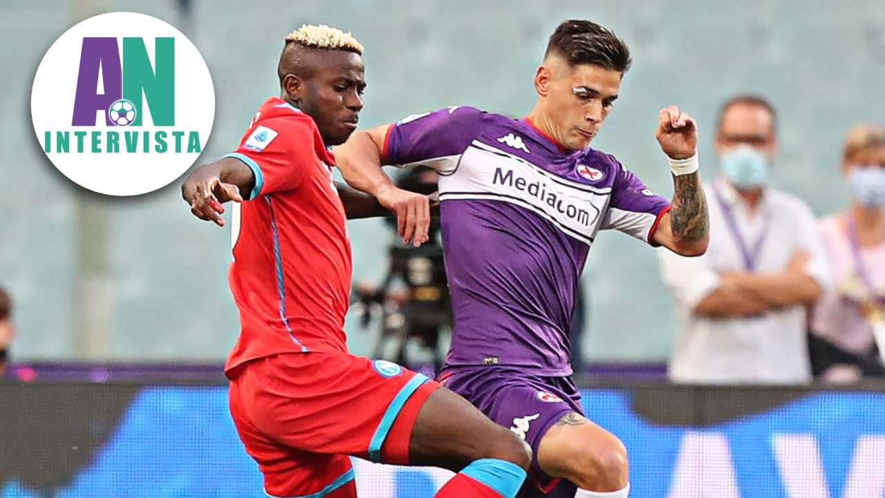 Osimhen e Martinez Quarta in Fiorentina-Napoli