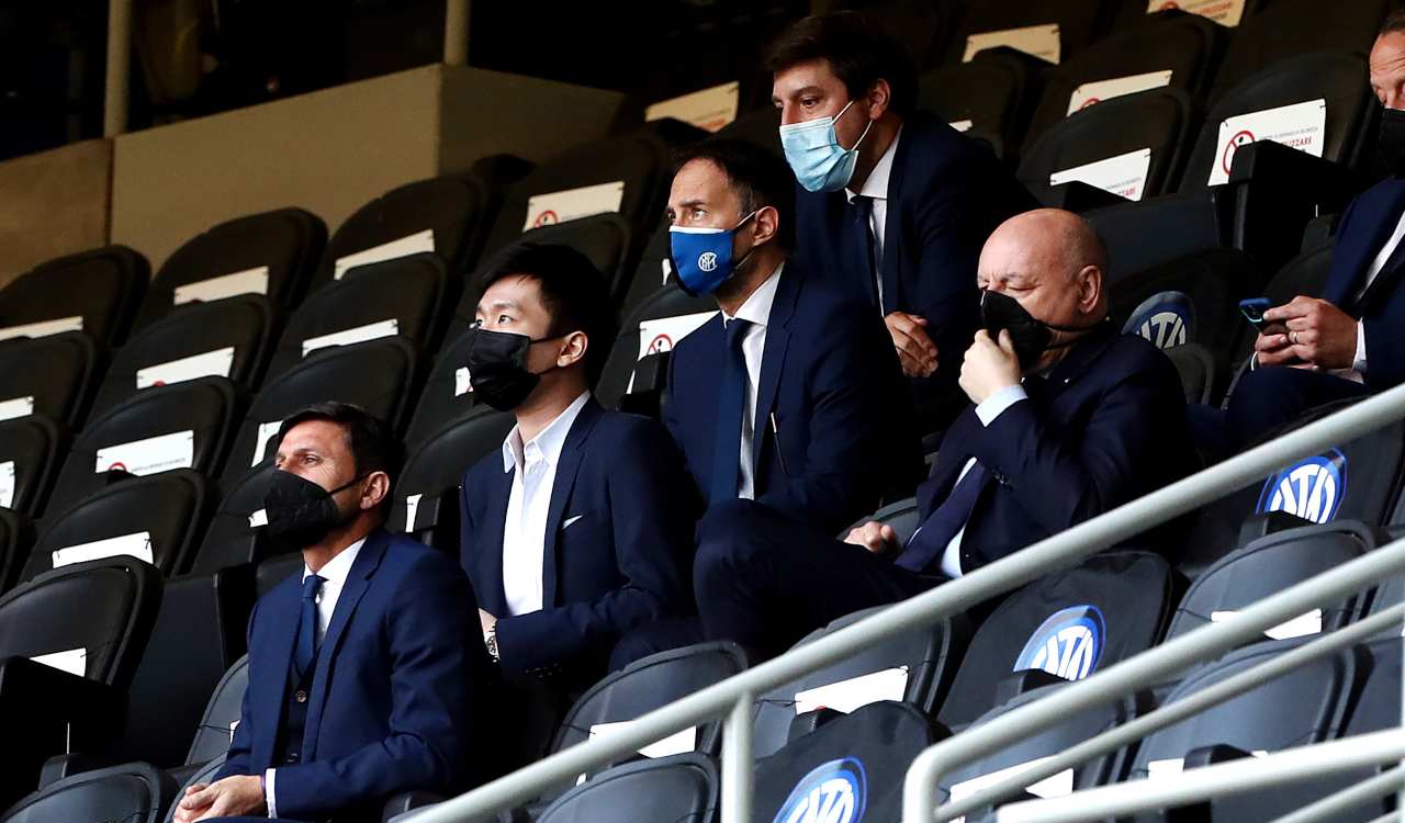 Steven Zhang in tribuna