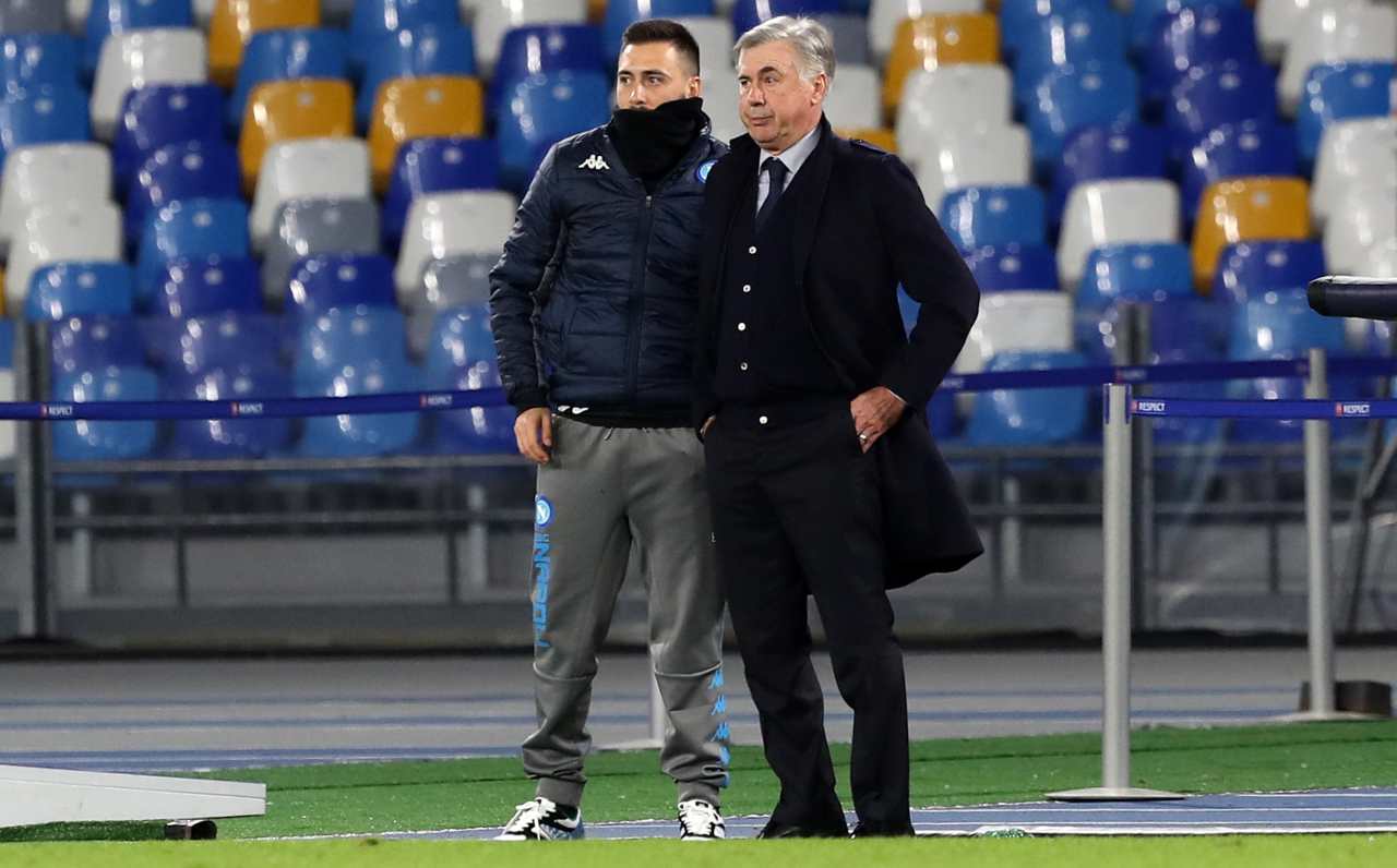 Davide e Carlo Ancelotti ai tempi di Napoli