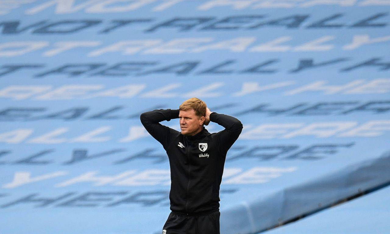 Eddie Howe si dispera 