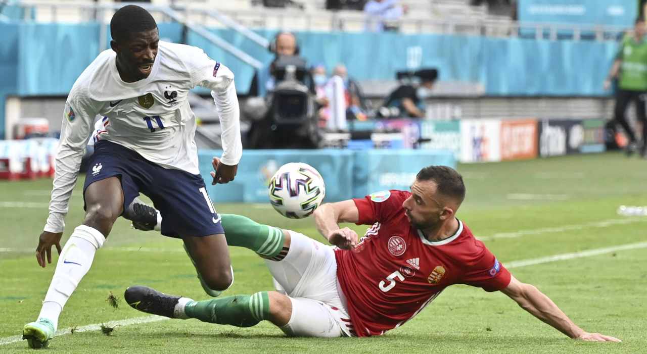 Ousmane Dembélé salta Attila Filkor