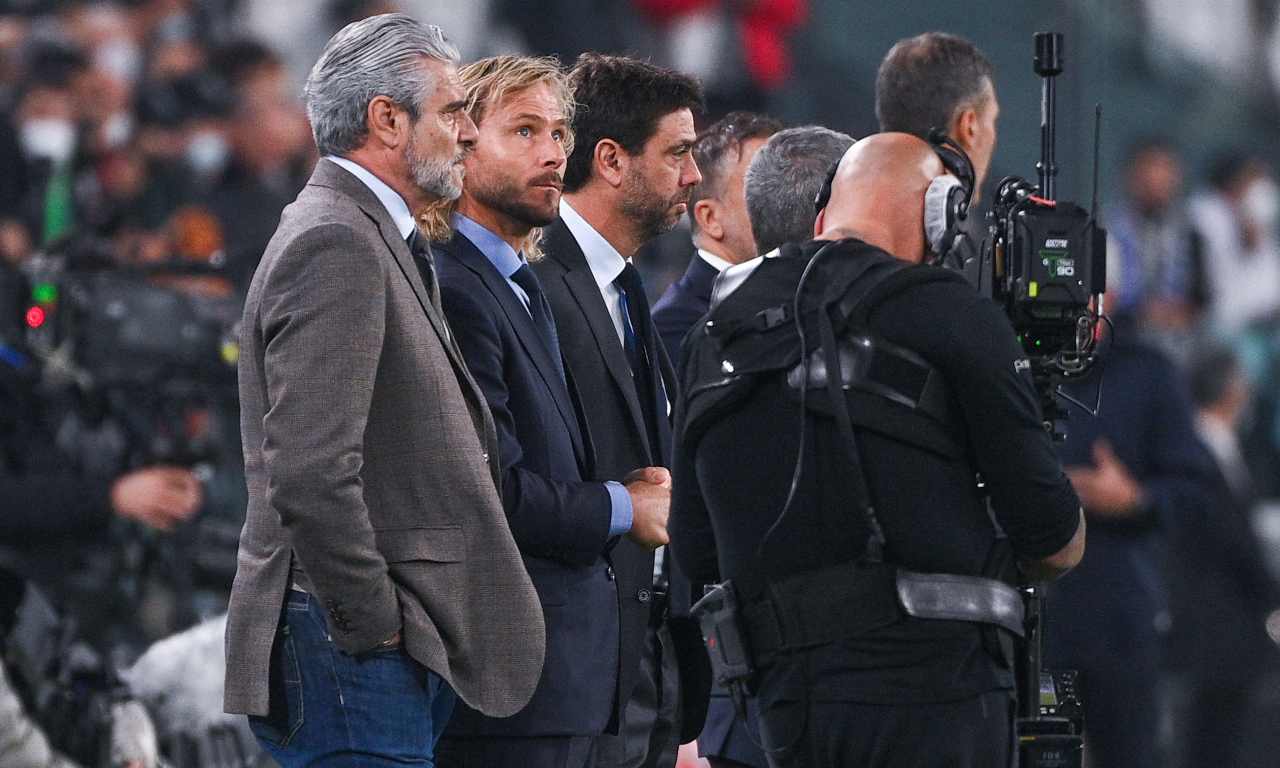 Nedved, Arrivabene ed Agnelli pensierosi 